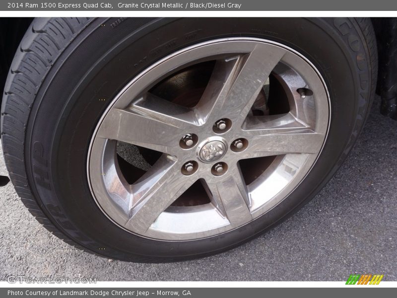 Granite Crystal Metallic / Black/Diesel Gray 2014 Ram 1500 Express Quad Cab