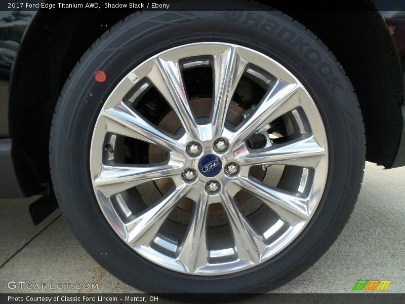 Shadow Black / Ebony 2017 Ford Edge Titanium AWD