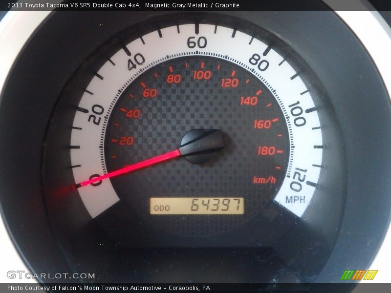 Magnetic Gray Metallic / Graphite 2013 Toyota Tacoma V6 SR5 Double Cab 4x4