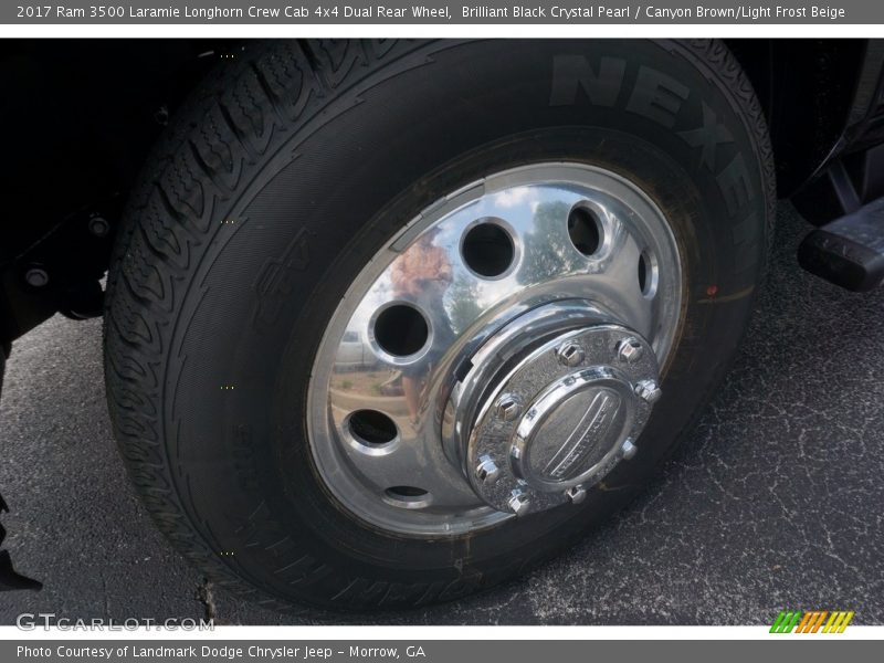 Brilliant Black Crystal Pearl / Canyon Brown/Light Frost Beige 2017 Ram 3500 Laramie Longhorn Crew Cab 4x4 Dual Rear Wheel