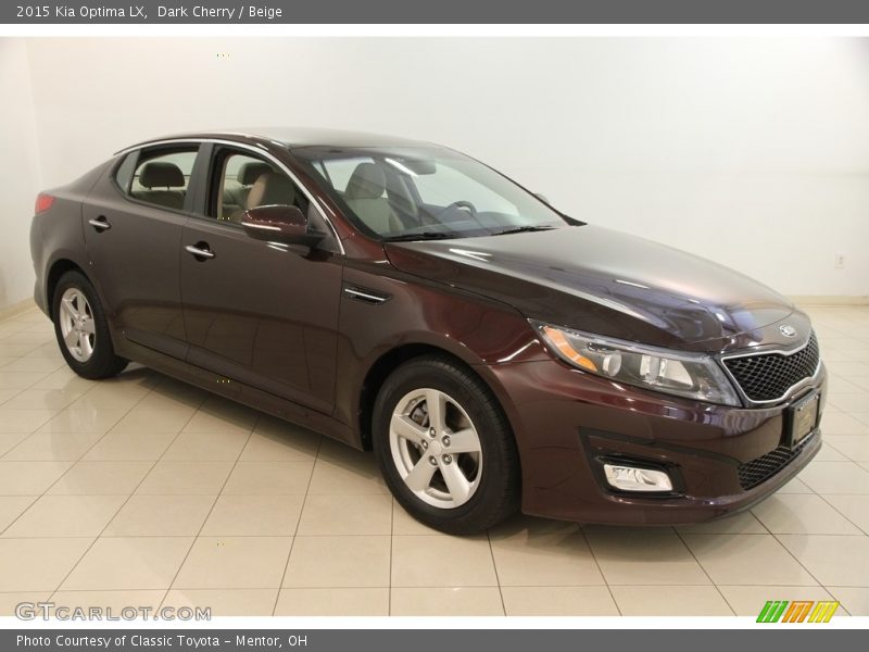 Dark Cherry / Beige 2015 Kia Optima LX