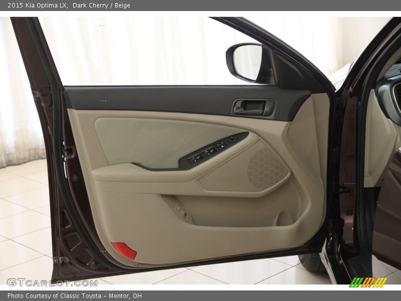 Dark Cherry / Beige 2015 Kia Optima LX