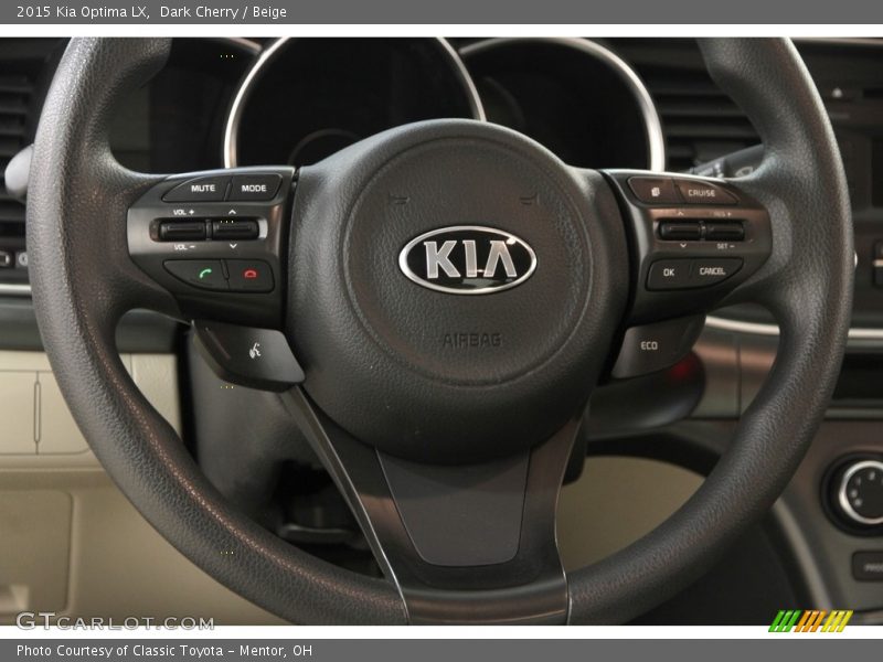 Dark Cherry / Beige 2015 Kia Optima LX
