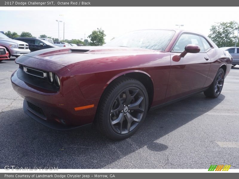 Octane Red / Black 2017 Dodge Challenger SXT