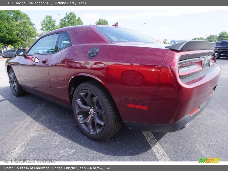 Octane Red / Black 2017 Dodge Challenger SXT