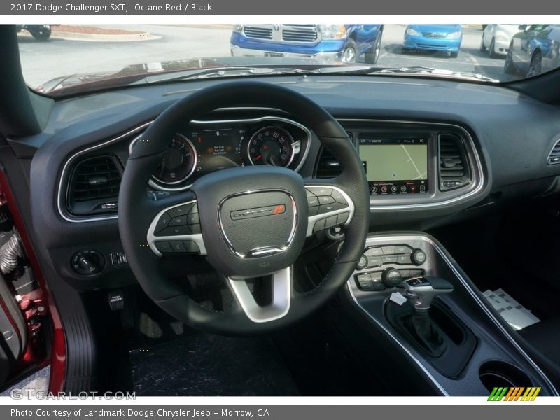 Octane Red / Black 2017 Dodge Challenger SXT