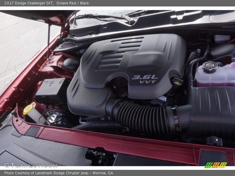 Octane Red / Black 2017 Dodge Challenger SXT