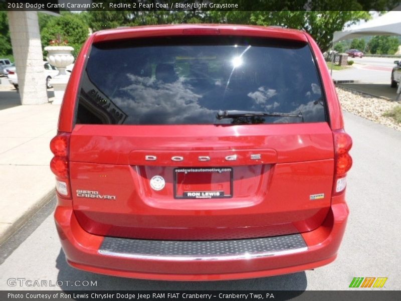 Redline 2 Pearl Coat / Black/Light Graystone 2012 Dodge Grand Caravan SXT
