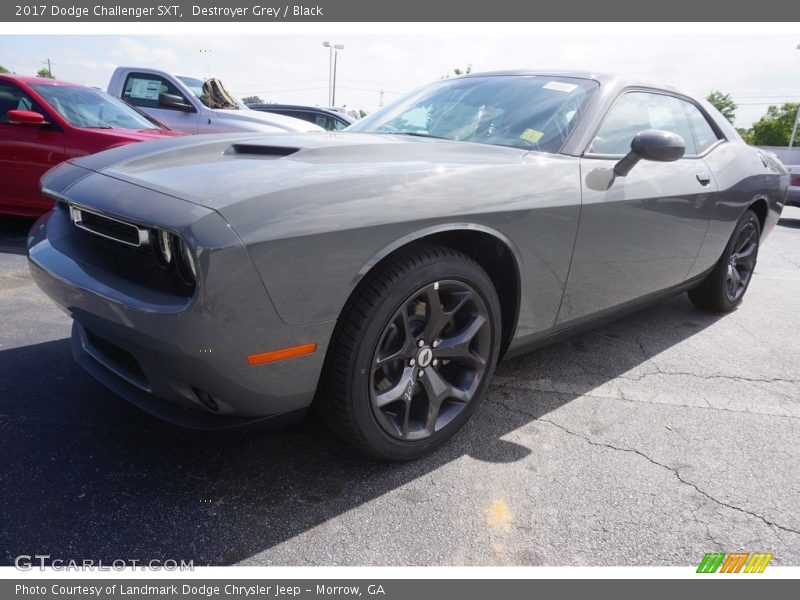 Destroyer Grey / Black 2017 Dodge Challenger SXT