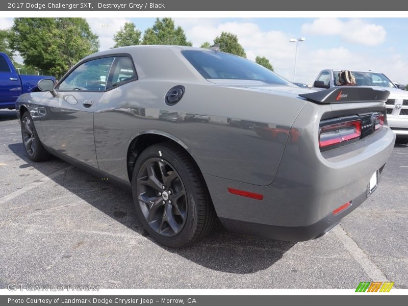 Destroyer Grey / Black 2017 Dodge Challenger SXT