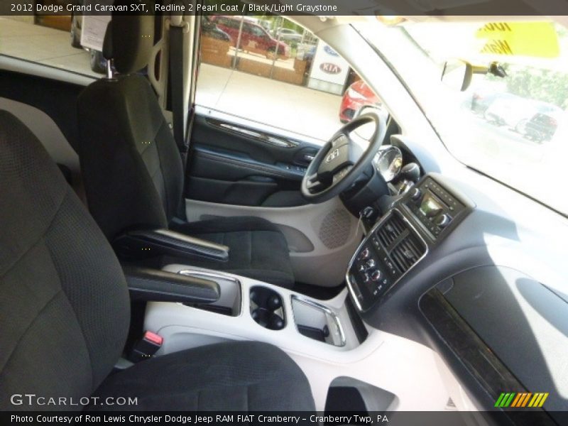 Redline 2 Pearl Coat / Black/Light Graystone 2012 Dodge Grand Caravan SXT