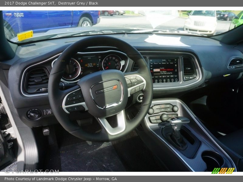 Destroyer Grey / Black 2017 Dodge Challenger SXT