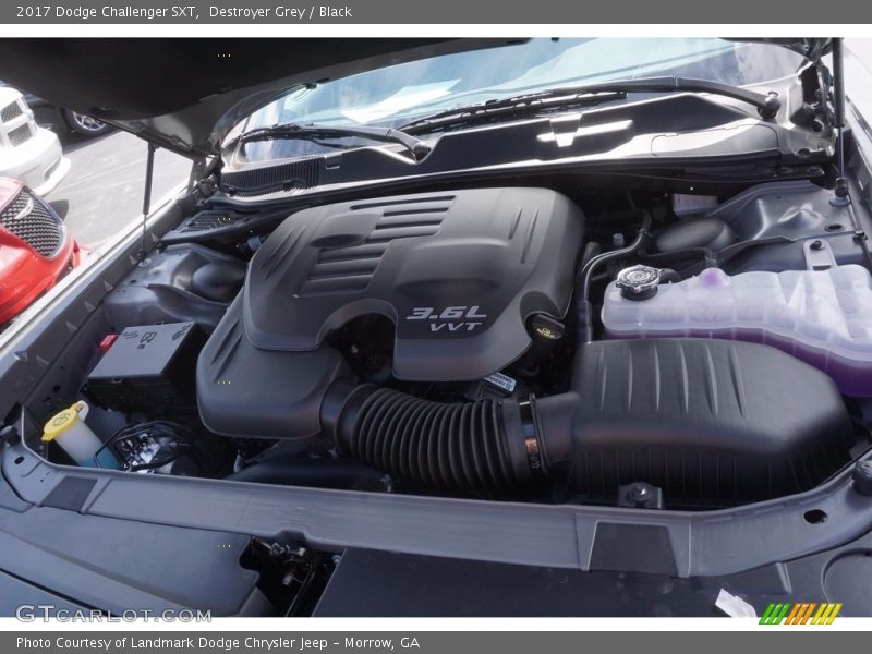 Destroyer Grey / Black 2017 Dodge Challenger SXT