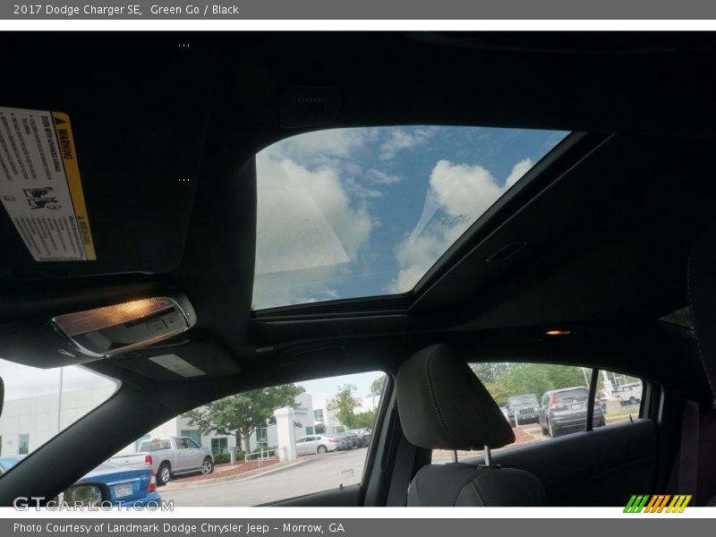 Green Go / Black 2017 Dodge Charger SE