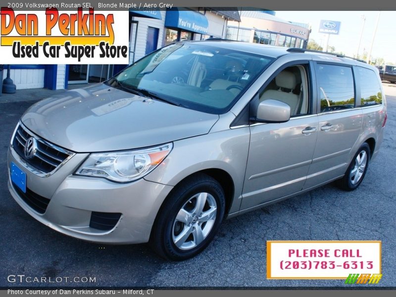 Blonde Maple / Aero Grey 2009 Volkswagen Routan SEL