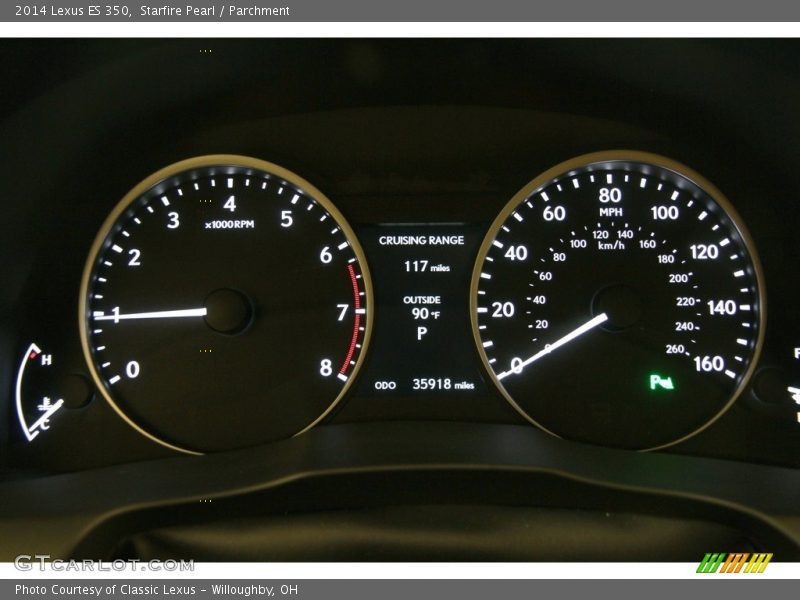 Starfire Pearl / Parchment 2014 Lexus ES 350