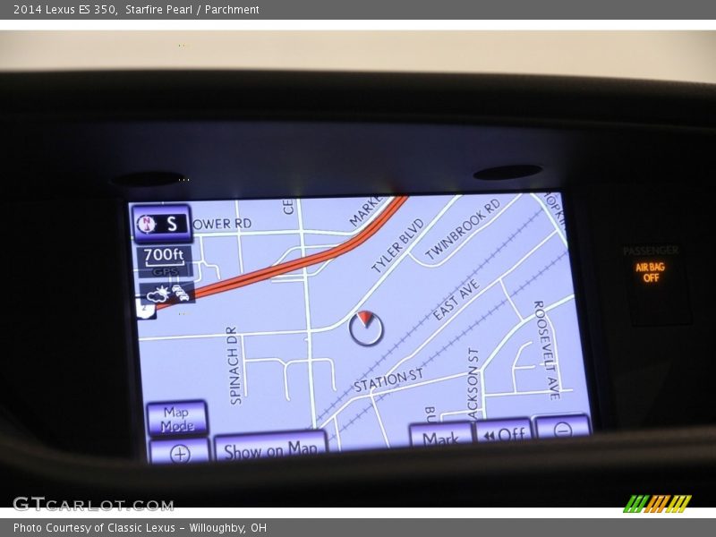 Starfire Pearl / Parchment 2014 Lexus ES 350