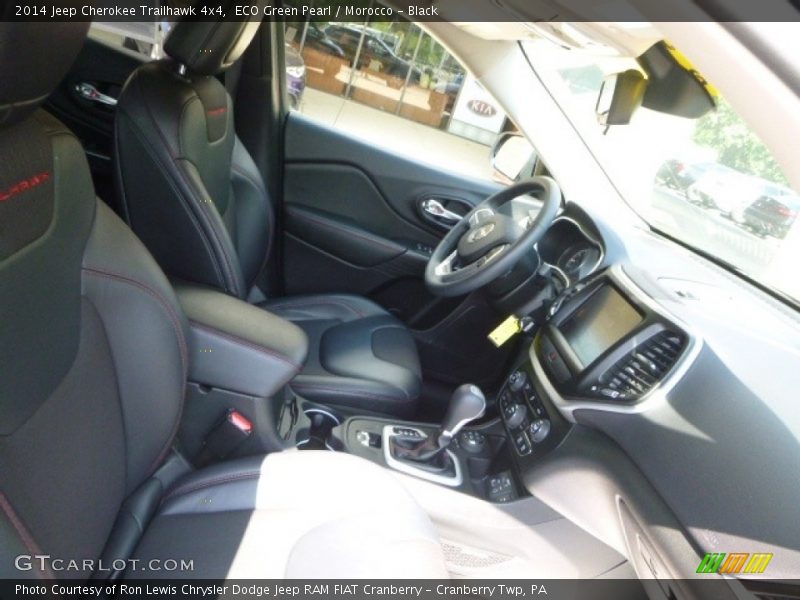 ECO Green Pearl / Morocco - Black 2014 Jeep Cherokee Trailhawk 4x4