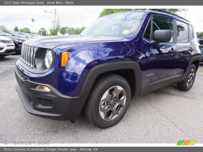 Jetset Blue / Black 2017 Jeep Renegade Sport