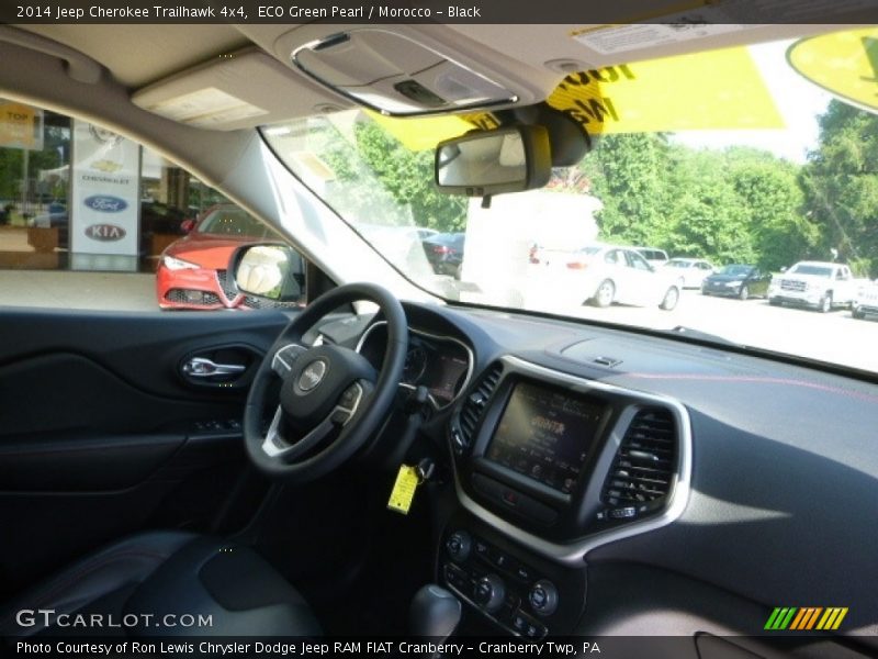 ECO Green Pearl / Morocco - Black 2014 Jeep Cherokee Trailhawk 4x4