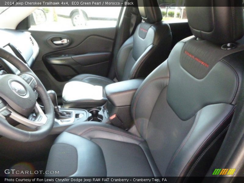 ECO Green Pearl / Morocco - Black 2014 Jeep Cherokee Trailhawk 4x4