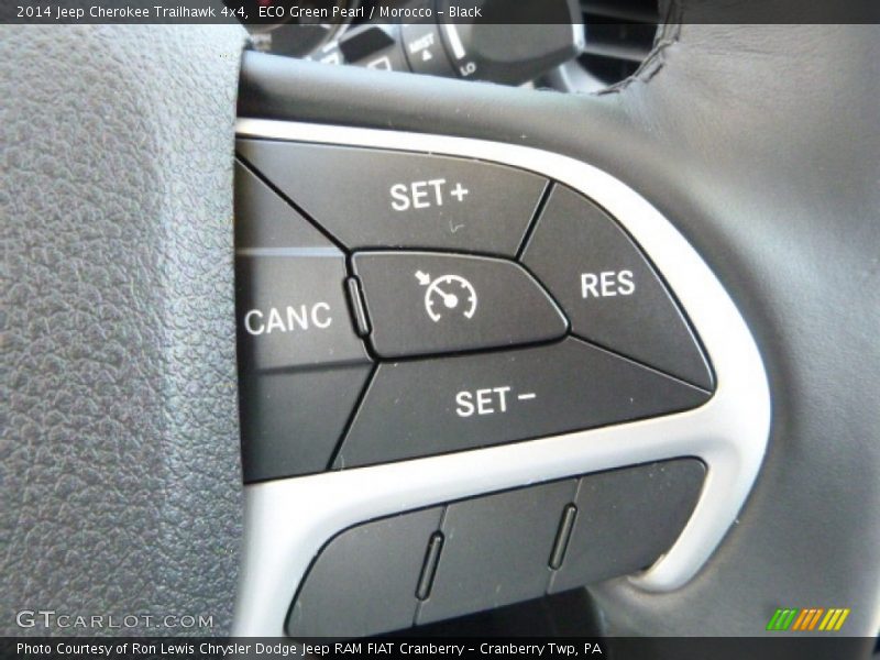 ECO Green Pearl / Morocco - Black 2014 Jeep Cherokee Trailhawk 4x4