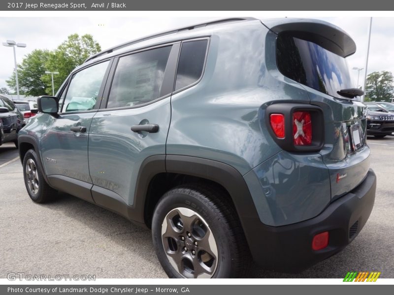 Anvil / Black 2017 Jeep Renegade Sport