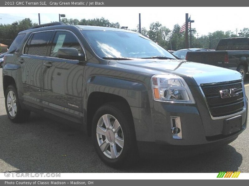 Gray Green Metallic / Jet Black 2013 GMC Terrain SLE