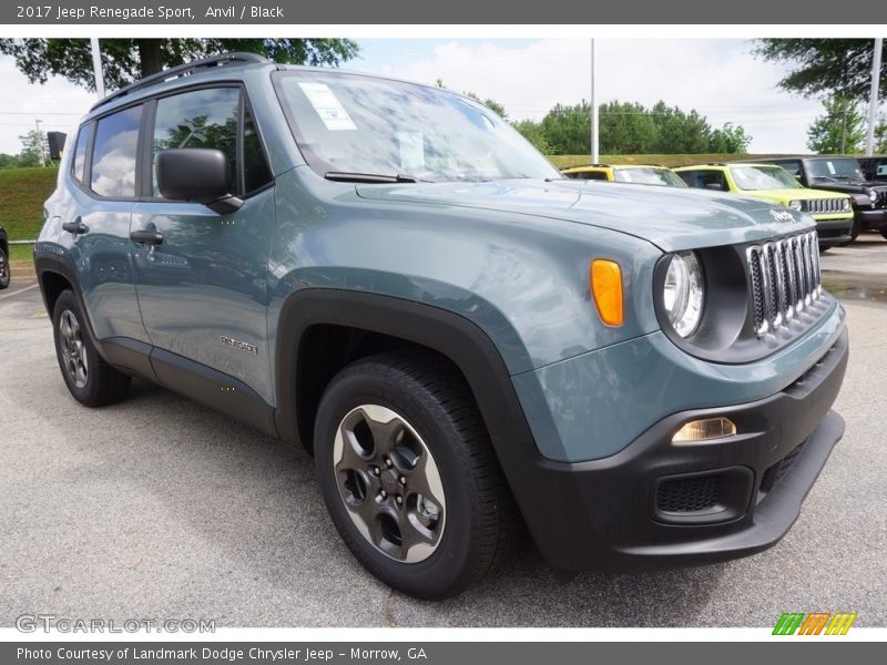 Anvil / Black 2017 Jeep Renegade Sport