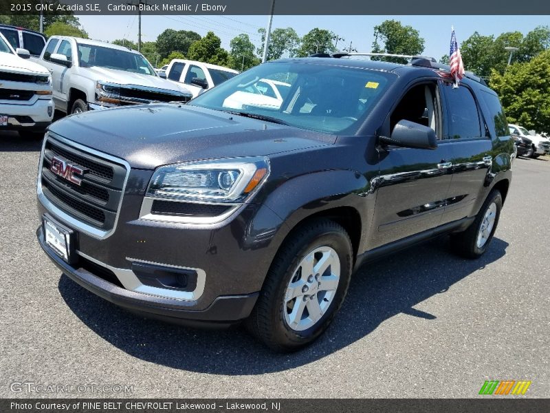 Carbon Black Metallic / Ebony 2015 GMC Acadia SLE