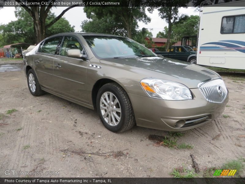 Sand Beige Metallic / Cocoa/Cashmere 2011 Buick Lucerne CXL