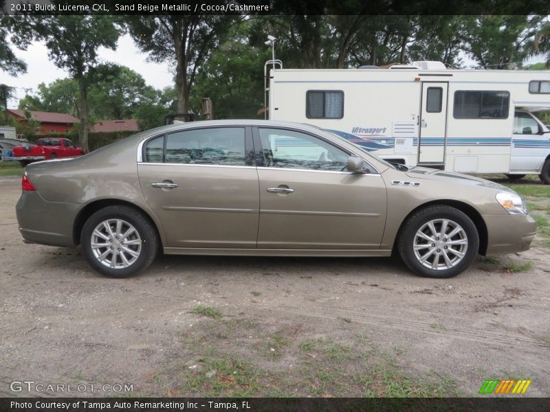 Sand Beige Metallic / Cocoa/Cashmere 2011 Buick Lucerne CXL