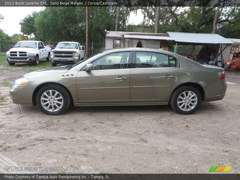 Sand Beige Metallic / Cocoa/Cashmere 2011 Buick Lucerne CXL