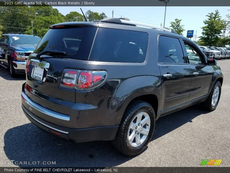 Carbon Black Metallic / Ebony 2015 GMC Acadia SLE