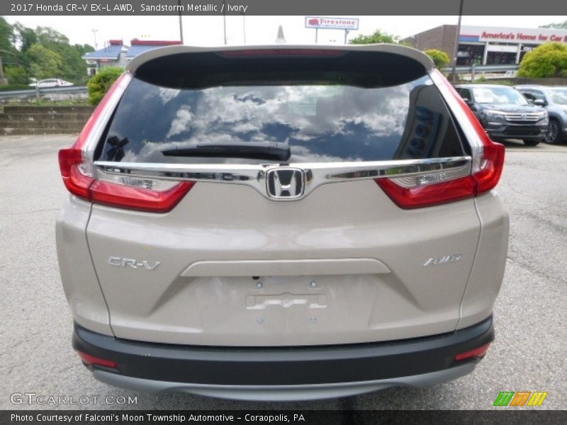 Sandstorm Metallic / Ivory 2017 Honda CR-V EX-L AWD