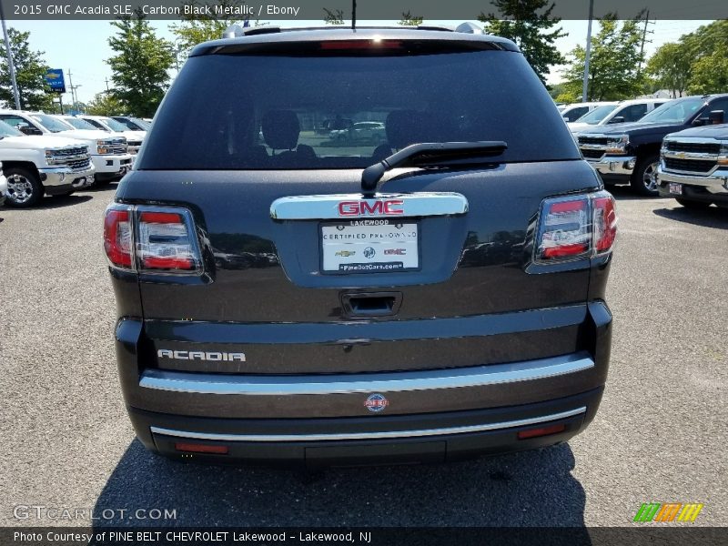 Carbon Black Metallic / Ebony 2015 GMC Acadia SLE