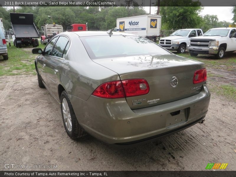 Sand Beige Metallic / Cocoa/Cashmere 2011 Buick Lucerne CXL