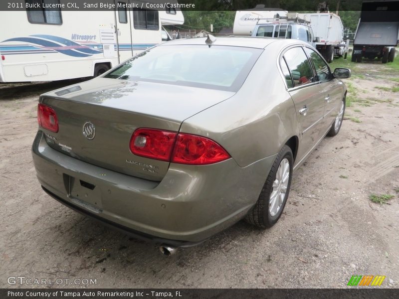 Sand Beige Metallic / Cocoa/Cashmere 2011 Buick Lucerne CXL