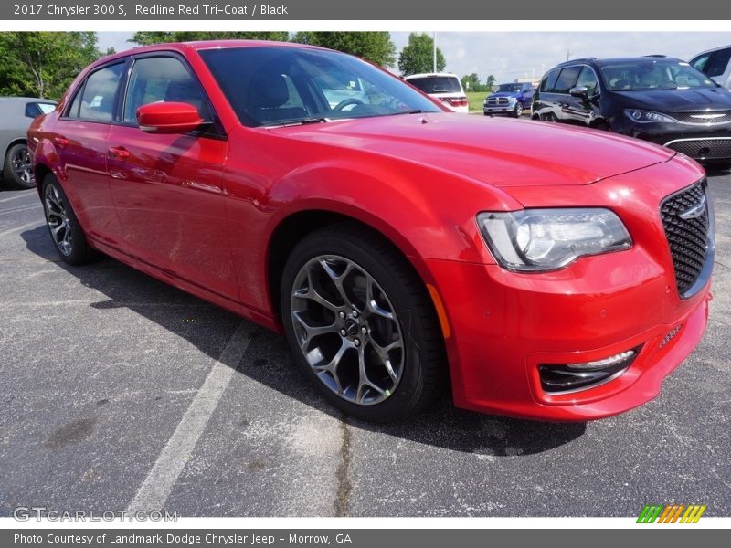 Redline Red Tri-Coat / Black 2017 Chrysler 300 S