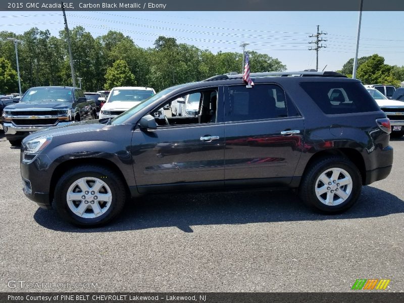 Carbon Black Metallic / Ebony 2015 GMC Acadia SLE