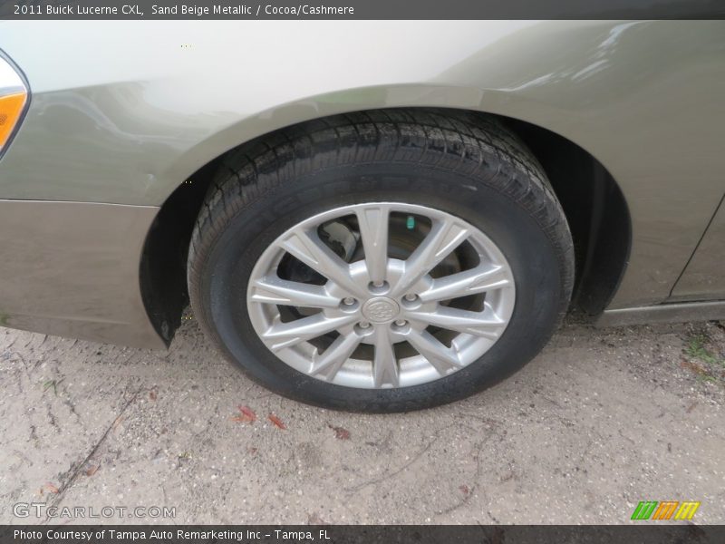 Sand Beige Metallic / Cocoa/Cashmere 2011 Buick Lucerne CXL