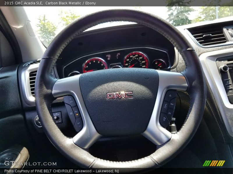 Carbon Black Metallic / Ebony 2015 GMC Acadia SLE