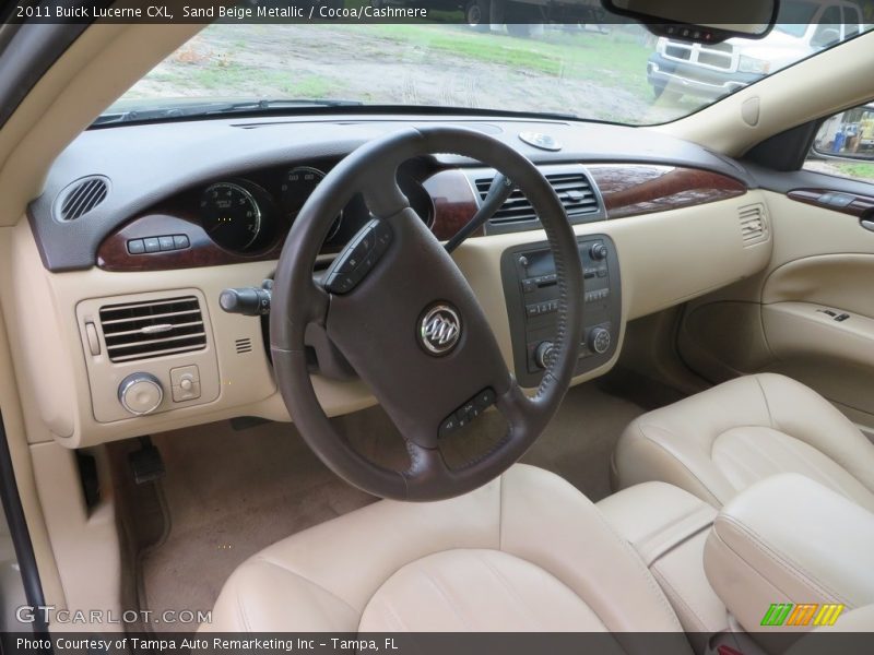 Sand Beige Metallic / Cocoa/Cashmere 2011 Buick Lucerne CXL