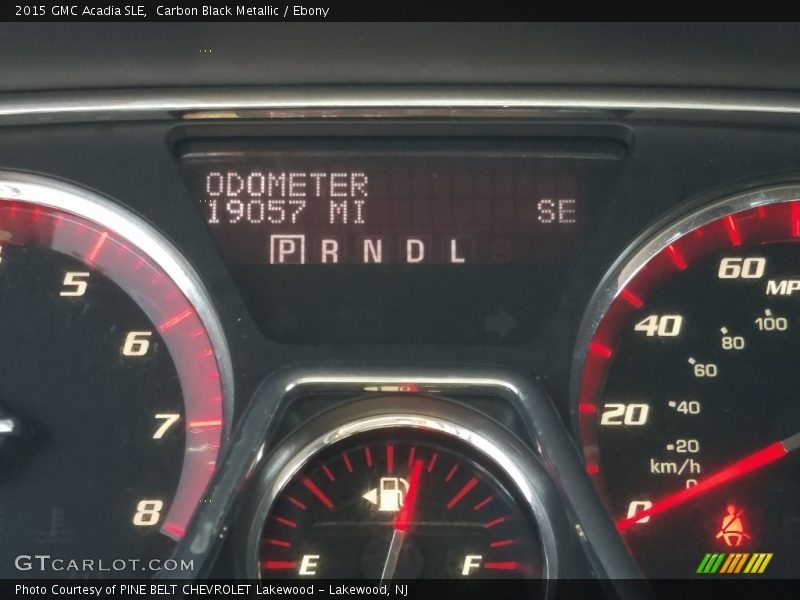 Carbon Black Metallic / Ebony 2015 GMC Acadia SLE