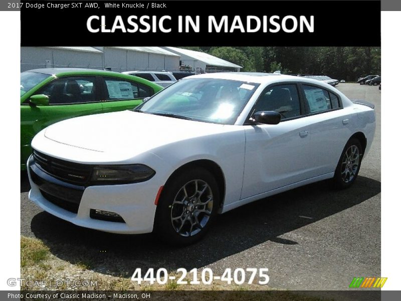 White Knuckle / Black 2017 Dodge Charger SXT AWD
