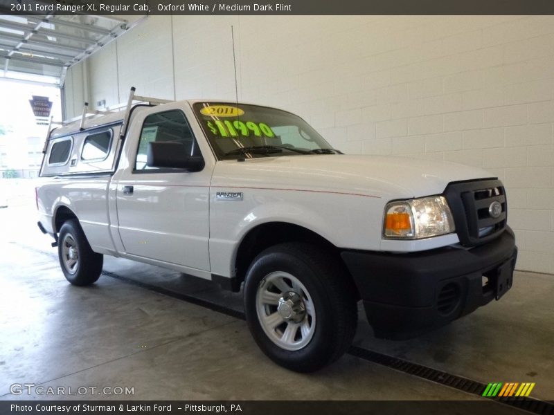 Oxford White / Medium Dark Flint 2011 Ford Ranger XL Regular Cab