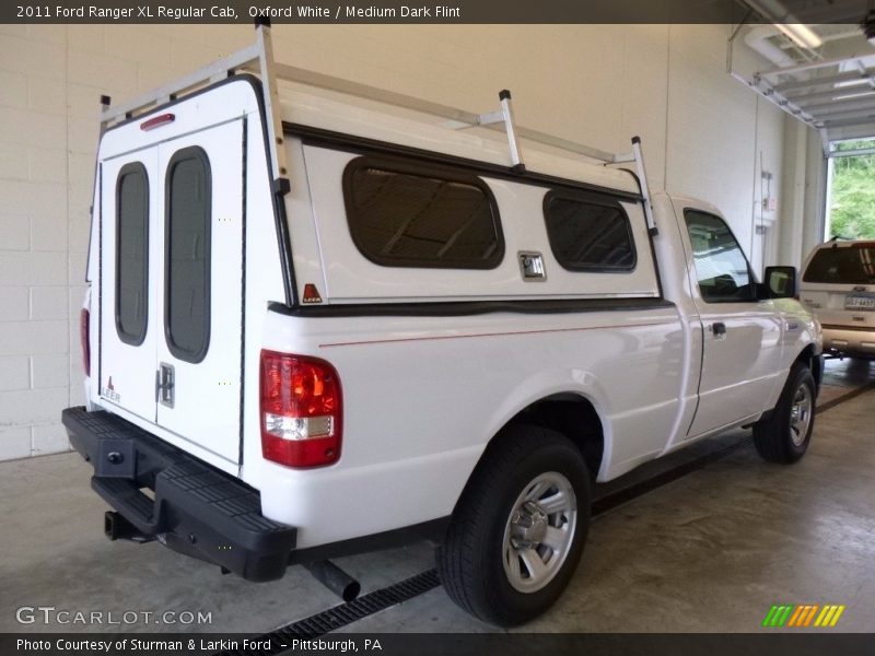 Oxford White / Medium Dark Flint 2011 Ford Ranger XL Regular Cab