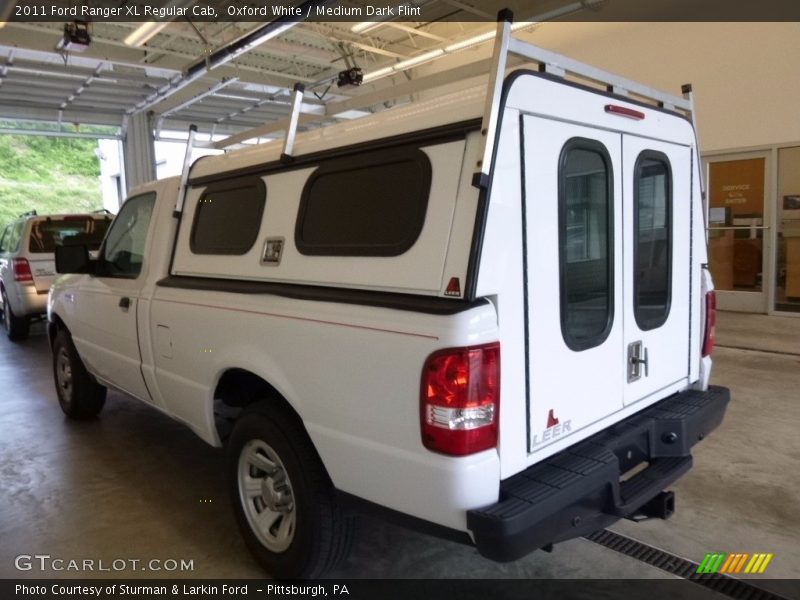 Oxford White / Medium Dark Flint 2011 Ford Ranger XL Regular Cab