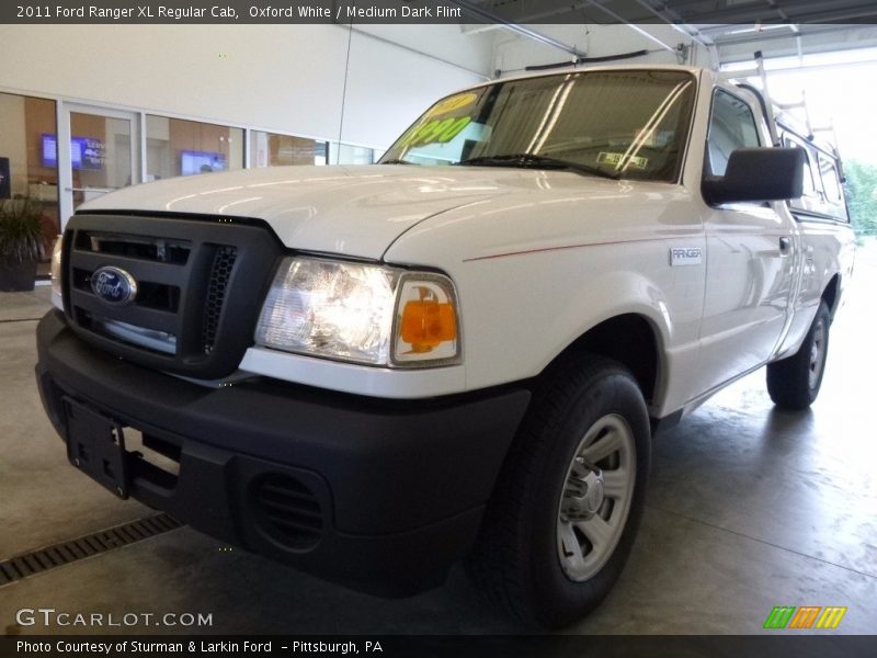 Oxford White / Medium Dark Flint 2011 Ford Ranger XL Regular Cab