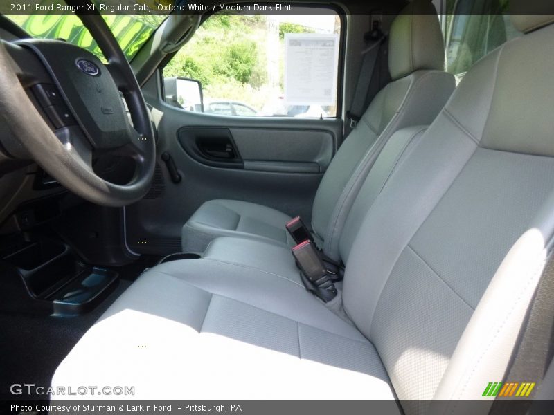 Oxford White / Medium Dark Flint 2011 Ford Ranger XL Regular Cab